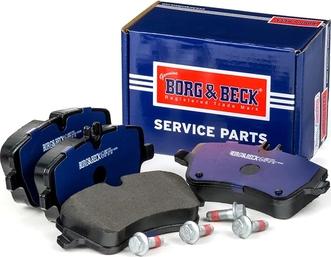 Borg & Beck BBP1751 - Bremžu uzliku kompl., Disku bremzes www.autospares.lv