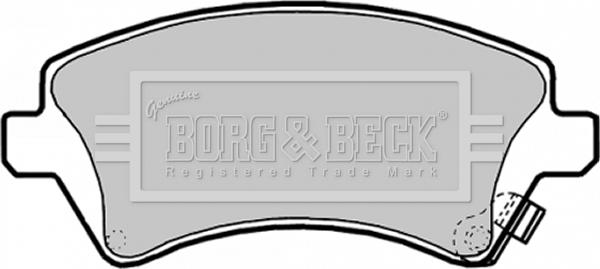 Borg & Beck BBP1769 - Bremžu uzliku kompl., Disku bremzes www.autospares.lv