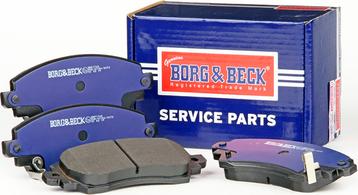 Borg & Beck BBP1768 - Тормозные колодки, дисковые, комплект www.autospares.lv