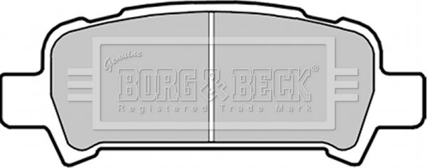 Borg & Beck BBP1705 - Brake Pad Set, disc brake www.autospares.lv