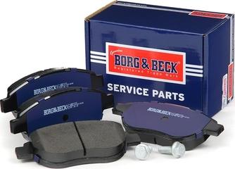 Borg & Beck BBP1715 - Bremžu uzliku kompl., Disku bremzes autospares.lv