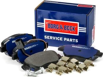 Borg & Beck BBP1716 - Brake Pad Set, disc brake www.autospares.lv