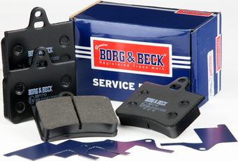 Borg & Beck BBP1710 - Bremžu uzliku kompl., Disku bremzes autospares.lv