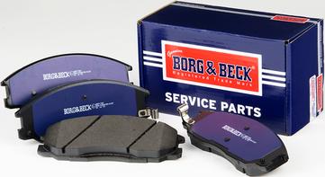 Borg & Beck BBP1789 - Тормозные колодки, дисковые, комплект www.autospares.lv