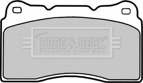 Borg & Beck BBP1784 - Bremžu uzliku kompl., Disku bremzes www.autospares.lv