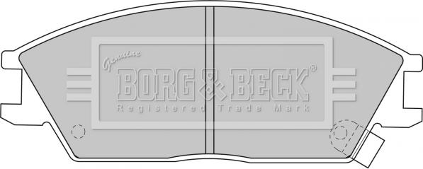 Borg & Beck BBP1785 - Bremžu uzliku kompl., Disku bremzes www.autospares.lv