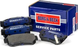 Borg & Beck BBP1787 - Bremžu uzliku kompl., Disku bremzes www.autospares.lv