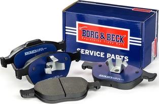 Borg & Beck BBP1739 - Тормозные колодки, дисковые, комплект www.autospares.lv