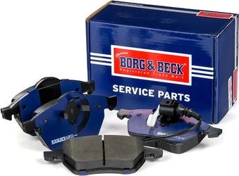 Borg & Beck BBP1734 - Тормозные колодки, дисковые, комплект www.autospares.lv