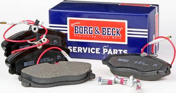 Borg & Beck BBP1730 - Bremžu uzliku kompl., Disku bremzes www.autospares.lv