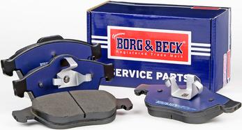 Borg & Beck BBP1731 - Тормозные колодки, дисковые, комплект www.autospares.lv