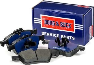 Borg & Beck BBP1726 - Bremžu uzliku kompl., Disku bremzes www.autospares.lv