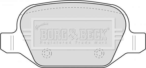 Borg & Beck BBP1776 - Bremžu uzliku kompl., Disku bremzes www.autospares.lv