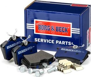 Borg & Beck BBP1778 - Bremžu uzliku kompl., Disku bremzes www.autospares.lv