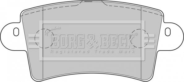 Borg & Beck BBP1773 - Bremžu uzliku kompl., Disku bremzes www.autospares.lv