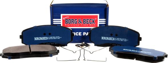 Borg & Beck BBP2959 - Bremžu uzliku kompl., Disku bremzes www.autospares.lv