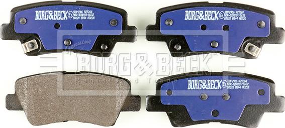 Borg & Beck BBP2906 - Bremžu uzliku kompl., Disku bremzes www.autospares.lv