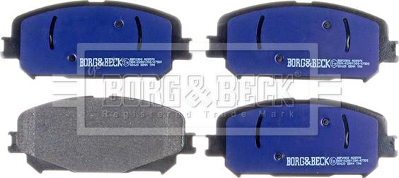 Borg & Beck BBP2908 - Bremžu uzliku kompl., Disku bremzes www.autospares.lv