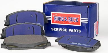 Borg & Beck BBP2908 - Bremžu uzliku kompl., Disku bremzes www.autospares.lv