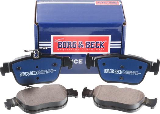 Borg & Beck BBP2936 - Bremžu uzliku kompl., Disku bremzes www.autospares.lv