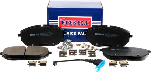 Borg & Beck BBP2937 - Bremžu uzliku kompl., Disku bremzes www.autospares.lv