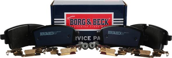 Borg & Beck BBP2927 - Bremžu uzliku kompl., Disku bremzes www.autospares.lv