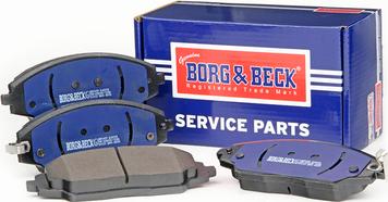 Borg & Beck BBP2459 - Bremžu uzliku kompl., Disku bremzes www.autospares.lv