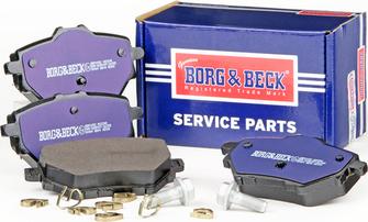 Borg & Beck BBP2452 - Bremžu uzliku kompl., Disku bremzes www.autospares.lv