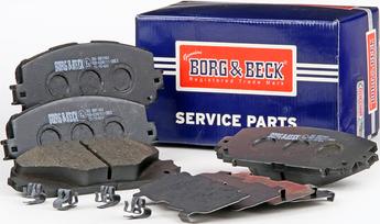 Borg & Beck BBP2464 - Bremžu uzliku kompl., Disku bremzes autospares.lv