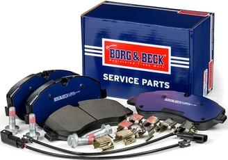 Borg & Beck BBP2414 - Bremžu uzliku kompl., Disku bremzes autospares.lv