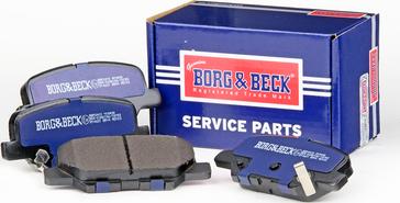 Borg & Beck BBP2410 - Bremžu uzliku kompl., Disku bremzes www.autospares.lv