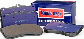 Borg & Beck BBP2489 - Bremžu uzliku kompl., Disku bremzes www.autospares.lv