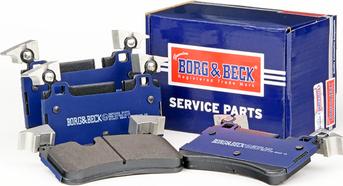 Borg & Beck BBP2482 - Bremžu uzliku kompl., Disku bremzes www.autospares.lv