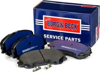 Borg & Beck BBP2487 - Bremžu uzliku kompl., Disku bremzes www.autospares.lv