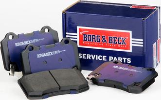 Borg & Beck BBP2433 - Bremžu uzliku kompl., Disku bremzes www.autospares.lv