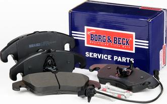 Borg & Beck BBP2429 - Bremžu uzliku kompl., Disku bremzes www.autospares.lv