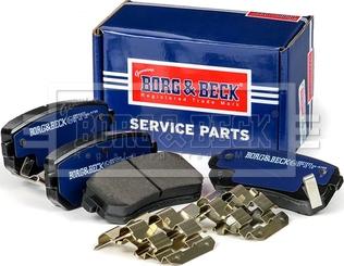 Borg & Beck BBP2424 - Bremžu uzliku kompl., Disku bremzes www.autospares.lv