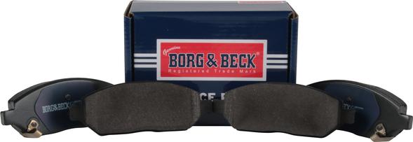 Borg & Beck BBP2599 - Тормозные колодки, дисковые, комплект www.autospares.lv