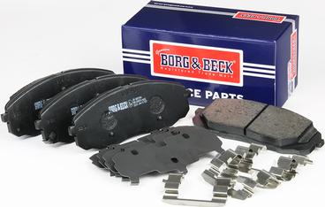 Borg & Beck BBP2594 - Bremžu uzliku kompl., Disku bremzes www.autospares.lv