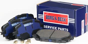 Borg & Beck BBP2590 - Bremžu uzliku kompl., Disku bremzes www.autospares.lv