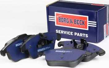 Borg & Beck BBP2556 - Bremžu uzliku kompl., Disku bremzes www.autospares.lv