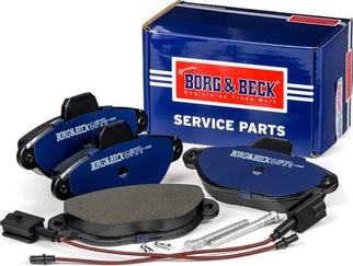 Borg & Beck BBP2557 - Bremžu uzliku kompl., Disku bremzes autospares.lv