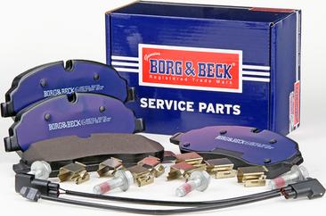 Borg & Beck BBP2514 - Bremžu uzliku kompl., Disku bremzes www.autospares.lv