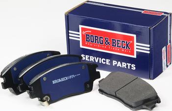 Borg & Beck BBP2580 - Bremžu uzliku kompl., Disku bremzes autospares.lv