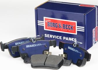 Borg & Beck BBP2582 - Bremžu uzliku kompl., Disku bremzes www.autospares.lv