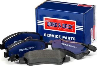 Borg & Beck BBP2524 - Bremžu uzliku kompl., Disku bremzes autospares.lv