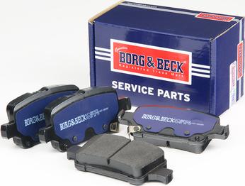 Borg & Beck BBP2579 - Bremžu uzliku kompl., Disku bremzes www.autospares.lv