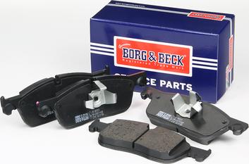 Borg & Beck BBP2572 - Bremžu uzliku kompl., Disku bremzes www.autospares.lv