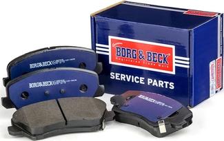 Borg & Beck BBP2690 - Bremžu uzliku kompl., Disku bremzes www.autospares.lv