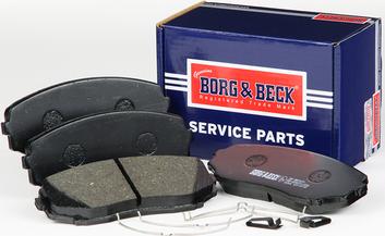 Borg & Beck BBP2691 - Bremžu uzliku kompl., Disku bremzes www.autospares.lv